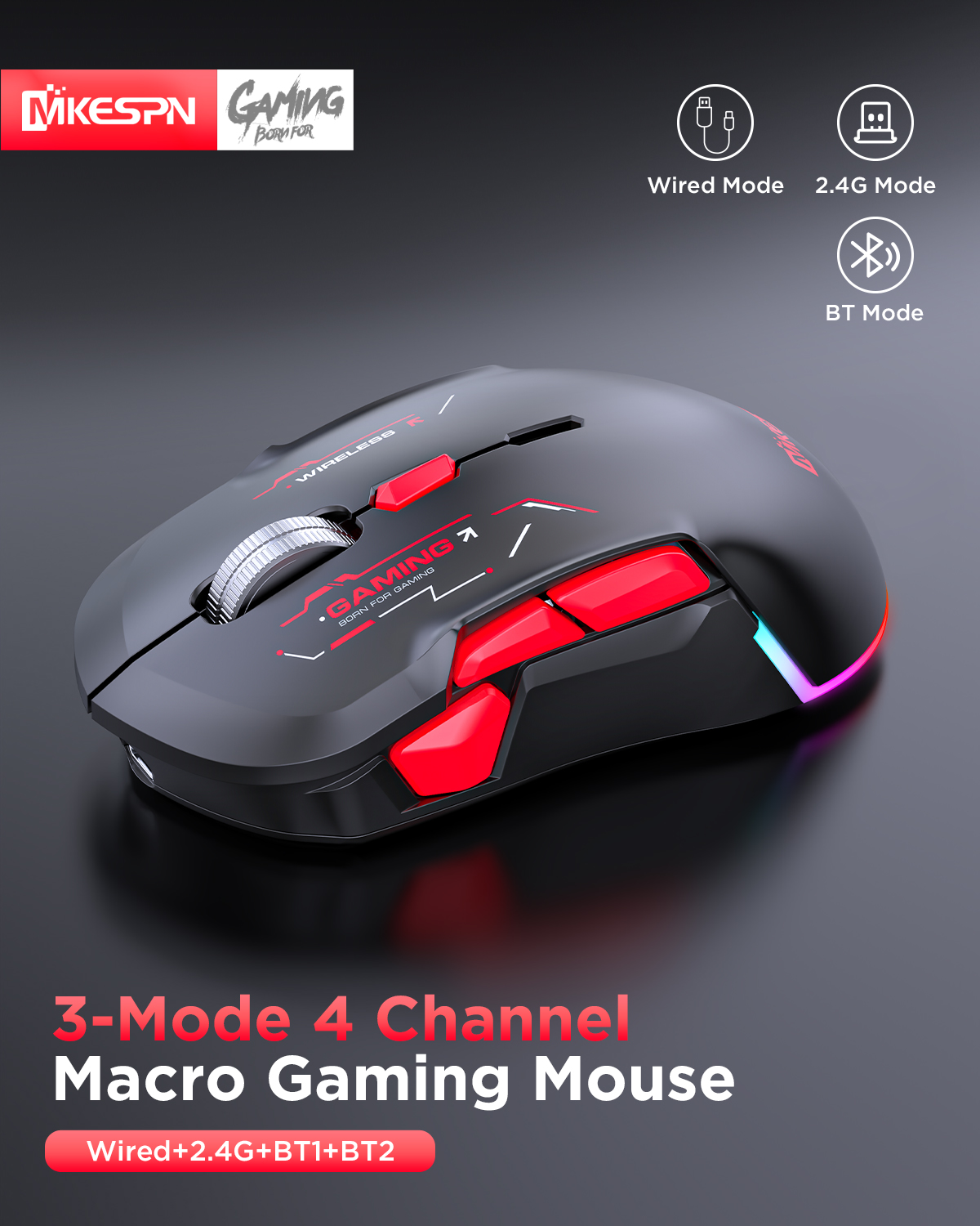 W12 Wireless Gaming Mouse